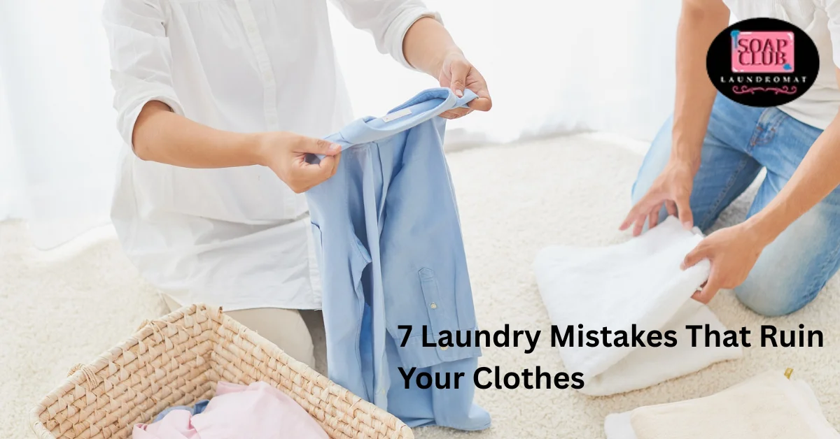 7 Laundry Mistakes that ruin your clothes